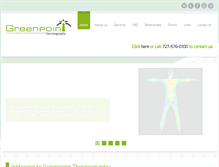 Tablet Screenshot of greenpointthermography.com